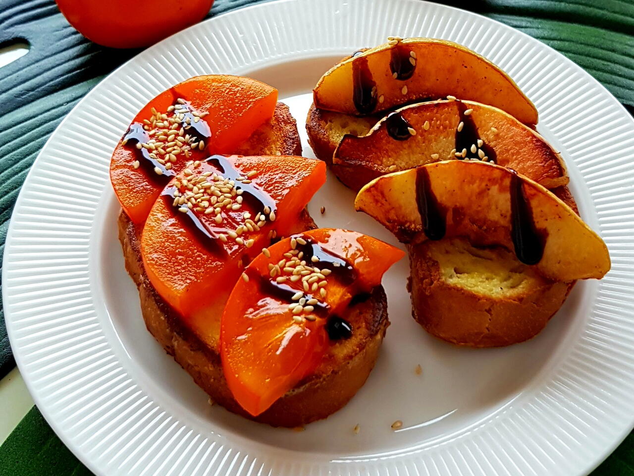 Гренки с фруктами