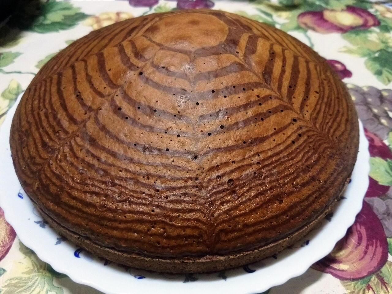 Необычный торт Зебра на сметанном тесте