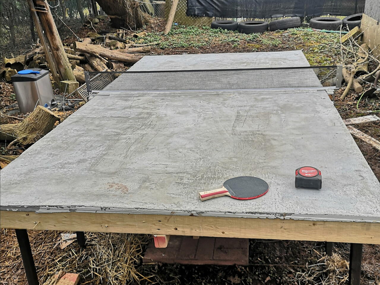 How To Make Outdoor Ping Pong Table For Social Distancing Video By Han