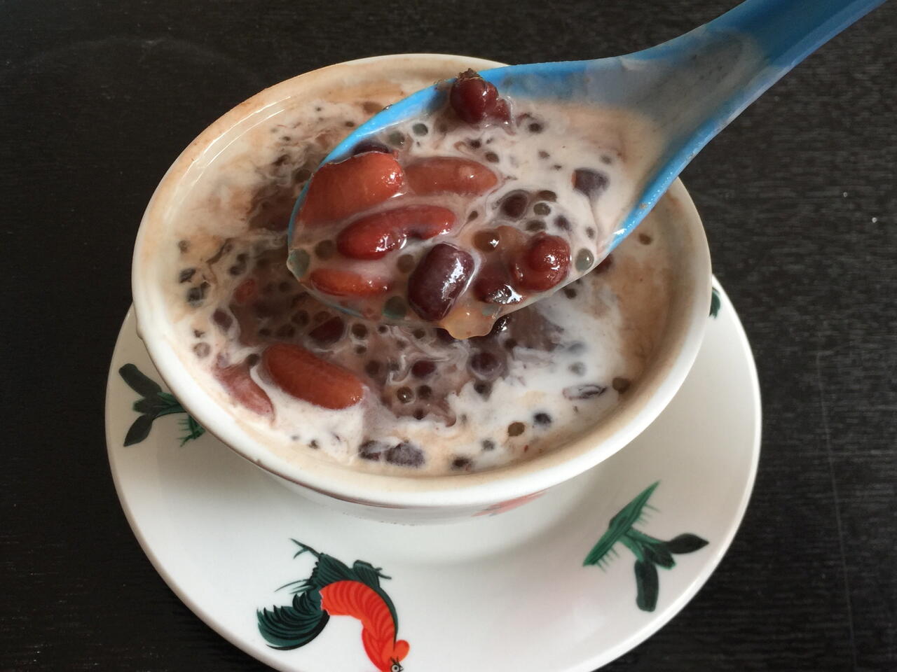 Recipe of Red Bean and Sago Sago with Coconut Milk Dessert Video by Lii