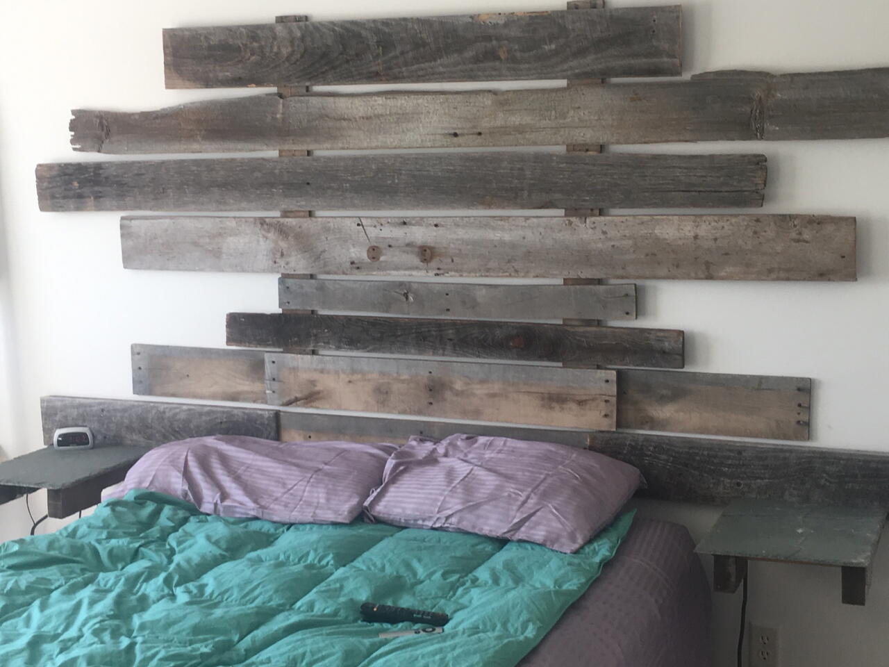 How To Make Headboard From Reclaimed Grey Barn Siding Video By