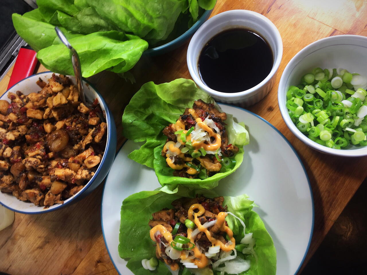 Teriyaki Chicken Lettuce Wraps Recipe Ryan S Video Craftlog