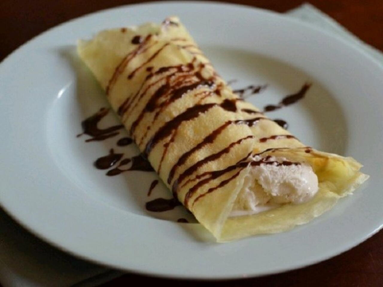 Crepes with Ice Cream